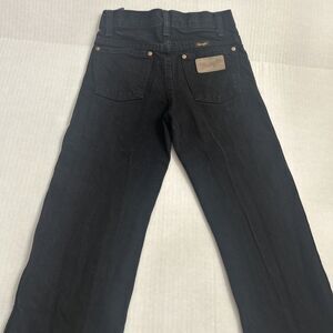 Wrangler Jeans Youth Boys Clothes SZ 10 RegularBlack Denim